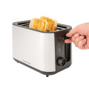 Тостер Russell Hobbs Heaton, нержав., підігрів,разморозка, чорний+нерж