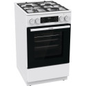 Плита Gorenje комбінована, 70л, 50x60см, дисплей, IconLed, чавун, білий