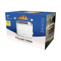 Тостер Russell Hobbs Eden 800Вт, пластик, підігрів,разморозка, білий