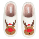 Взуття домашнє ARDESTO Christmas 40/41 розмір, 100% поліестер, підошва 100% гума, білий