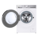 Прально-сушильна машина LG фронтальна, 9(5)кг, 1200, А, 48см, дисплей, пара, інвертор, EcoHybrid, білий