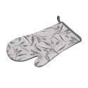 Рукавичка ARDESTO Grey leaves 18х30см, 100% поліестер (верх), 100% бавовна (низ), cірий