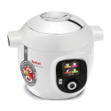 Мультиварка-скороварка Tefal Cook4Me +, 1600Вт, чаша-6л, електронне керув., пластик, білий