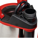 Насос дренажний Einhell GE-DP 7535 N LL ECO 750Вт, 18500л/год, вис. 9м, глиб. 7м, нержавіюча сталь, 5.7кг