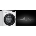 Пральна машина LG фронтальна, 9кг, 1200, A, 48см, дисплей, пара, інвертор, білий
