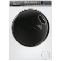 Пральна машина Haier фронтальна, 9кг, 1400, B, 44см, дисплей, пара, інвертор, люк чорний, прямий привід, білий