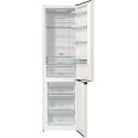 Холодильник з нижн. мороз. камерою Gorenje NRK6202AC4, 200х60х60см, 2 двері, 235( 96)л, А+, NoFrost+ , AdaptTech, Зона св-ті, LED Диспл зовнішній, ,бежевий
