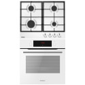 Комплект Hansa (духовка електрична + емальована газова поверхня), білий