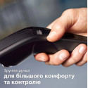 Машинка для стриження Philips Series 7000, акум., роторний мотор, насадок-3, кейс,ножиці, гребінець в компл, сталь, чорно-сірий