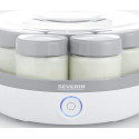 Йогуртниця Severin 13Вт, пластик, біло-сірий