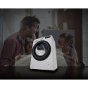 Пральна машина LG фронтальна, 9кг, 1200, A, 48см, дисплей, пара, інвертор, білий