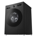 Пральна машина LG фронтальна, 9кг, 1400, A, 55см, дисплей, пара, інвертор, чорний