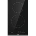Варильна поверхня Gorenje електрична склокерамічна, 30см, Доміно, чорний