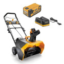 Снігоприбирач акумуляторний STIGA ST4851AE + 1111-9312-01 + 1111-9315-01 48В 1х2А·год ширина 51см викид 1-6м глибина 30см шнек 17.5см ЗП 15.8кг