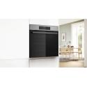Духова шафа Bosch електрична, 76л, A, дисплей, конвекція, телескопічні направляючі (2 рівня), soft closing, нержавіюча сталь
