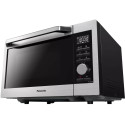 Мікрохвильова піч Panasonic, 30л, 1000Вт, гриль, конвекція, дисплей, нерж