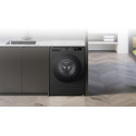 Пральна машина LG фронтальна, 9кг, 1400, A, 55см, дисплей, пара, інвертор, чорний