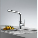 Змішувач для кухні Franke Urban Pull Out, довж.виливу - 252мм, витяжний, 1важіль, хром