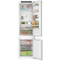 Холодильник Bosch вбудований з нижн. мороз., 194х56х55, xолод.відд.-215л, мороз.відд.-75л, 2дв., NF, білий