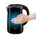Електрочайник Tefal Safe`tea 1.7л, Strix, пластик, чорний глянець