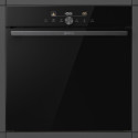 Духова шафа Gorenje електрична, 77л, A+, пара, дисплей, IconTouch, чорний