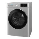 Пральна машина Hansa фронтальна, 8кг, 1400, A+++, 46см, пара, дисплей, сірий