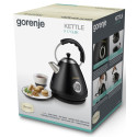 Електрочайник Gorenje 1.7л, пластик, чорний