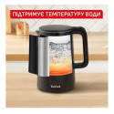 Електрочайник Tefal Thermo Protect Control 1.5л, Strix, з подвійними стінками, 6 темп.реж, чорний