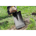 Лопата штикова Verto T-REX, пряма, зубчаста кромка, 125см, рукоятка фіберглас, 1.9кг