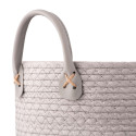 Кошик ARDESTO Minimalism 35х35х27см, паперовий шпагат, рогожка, сірий