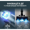 Пилосос Rowenta безпровідний X-Force Flex 16.60 Animal, 315Вт, вологе прибирання, конт пил -0.65л, автон. робота до 120хв, HEF system 99,9%, чорно-сірий