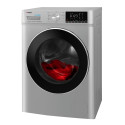 Пральна машина Hansa фронтальна, 8кг, 1400, A+++, 46см, пара, дисплей, сірий
