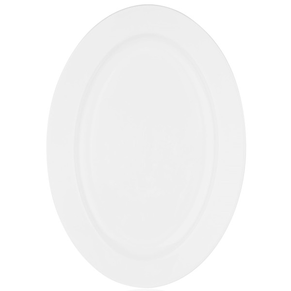 Блюдо ARDESTO Prato, 25х17.5см, порцеляна, білий
