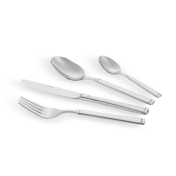 Набір столових приборів ARDESTO Black Mars Bordeaux, 24 прибори, нержавіюча сталь