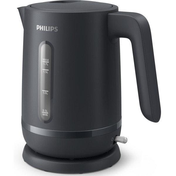 Електрочайник Philips Series 1000, 1,7л., Strix, пластик, мат, чорний