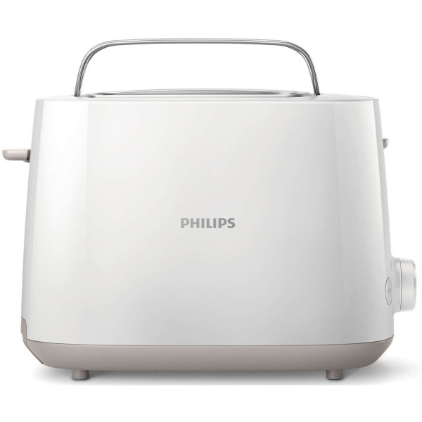 Тостер Philips Daily Collection 830Вт, пластик, білий
