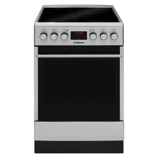 Плита Hansa електрична склокерамічна, 65л, 50x60см, дисплей, конвекція, нерж