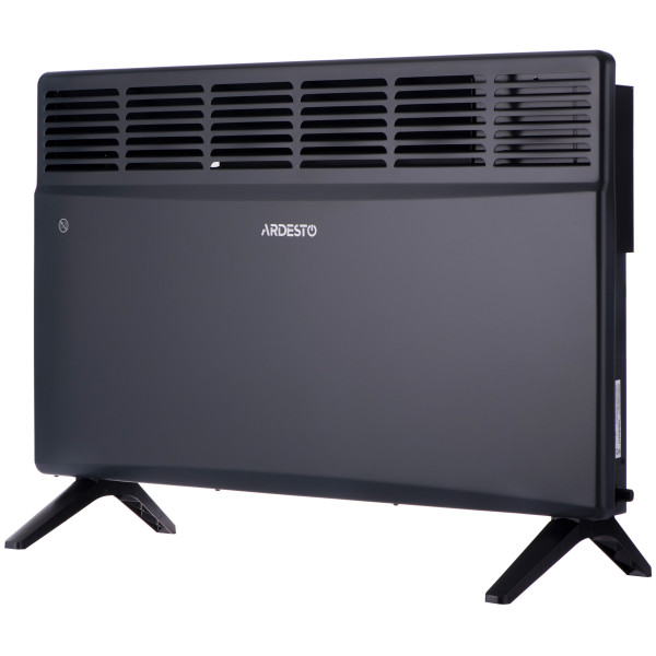 Конвектор електричний ARDESTO СН-2000ECA, 2000 Вт, 20 м2, закритий нагрів. елемент, LED-дисплей, IP24, електронне керування, тижневий програматор, антрацит матовий