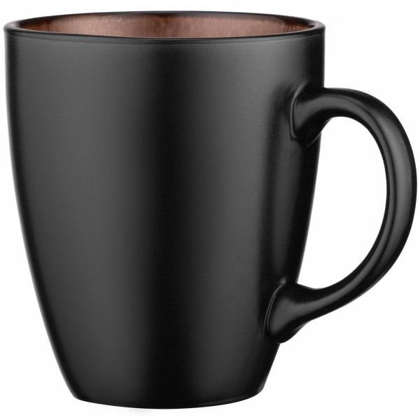 Чашка ARDESTO Bolzano, 380мл, кераміка, чорно-коричневий