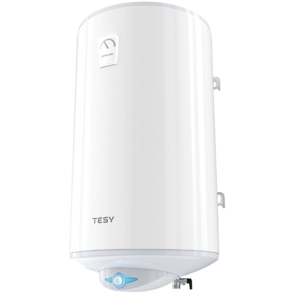 Водонагрівач електр. TESY Anticalc REV 100 круглий GCR 1004424D B14 TBRC, 100л, 2,4кВт, сухий тен, ун. монтаж, мех. кер-ння, C, білий