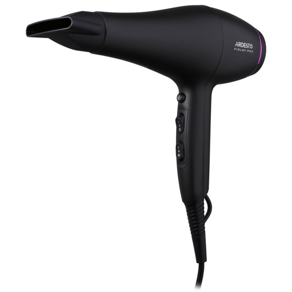 Фен ARDESTO Violet PRO HD-Y222PRO, 1850-2200Вт, 2 швидкості, 3 темп.режима, дифузор, чорний