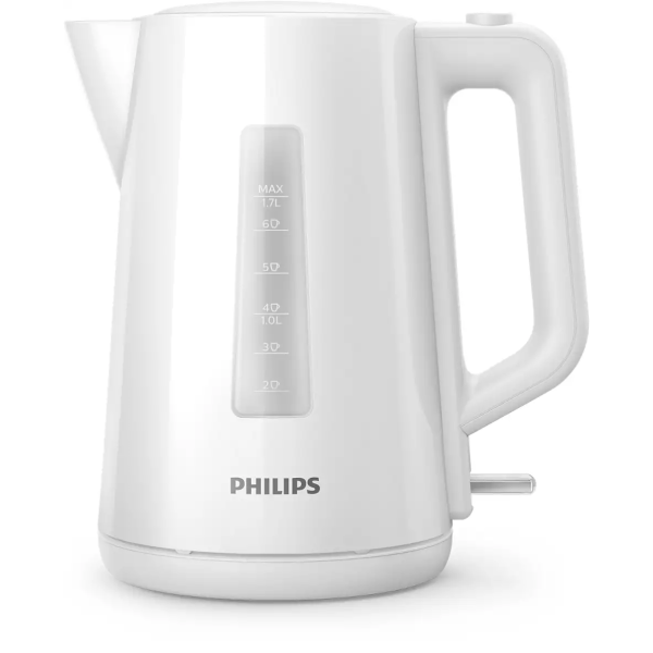 Електрочайник Philips Series 3000 1.7л, пластик, білий