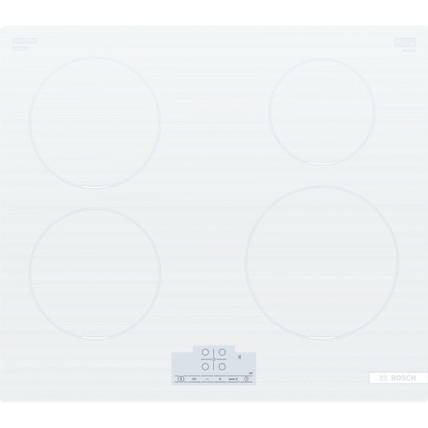 Варильна поверхня Bosch індукційна, 60см, розширена зона, білий