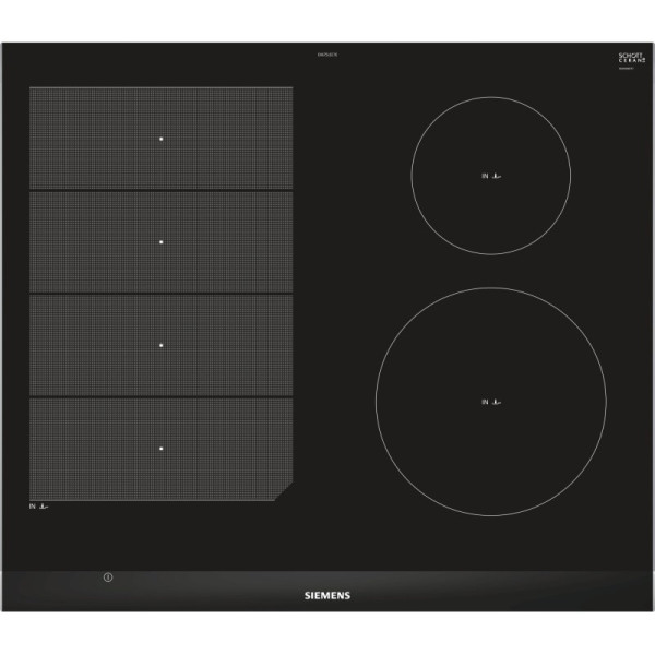 Варильна поверхня Siemens індукційна, 60см, розширена зона, чорний
