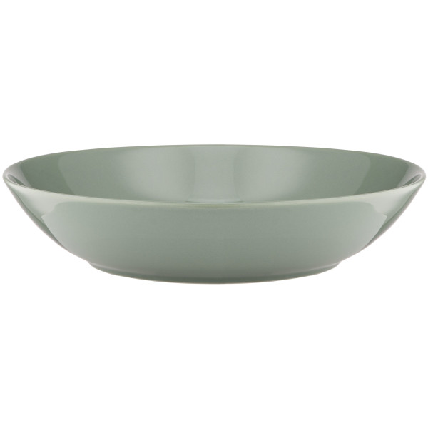 Тарілка супова ARDESTO Capri, 630мл, 20см, порцеляна, зелений