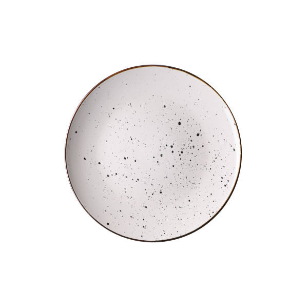 Тарілка обідня ARDESTO Bagheria Bright white, 26см, кераміка, білий
