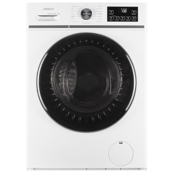 Пральна машина ARDESTO фронтальна Black Mars, 6кг, 1200, А++, 45см, дисплей, пара, білий