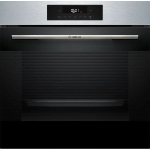 Духова шафа Bosch електрична, 76л, A, дисплей, конвекція, телескопічні направляючі (2 рівня), soft closing, нержавіюча сталь