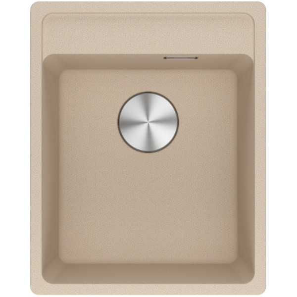 Мийка кухонна Franke Maris, фраграніт, прямокутник, без крила, 410х510х200мм, чаша - 1, врізна, MRG 610-72 TL, бежевий