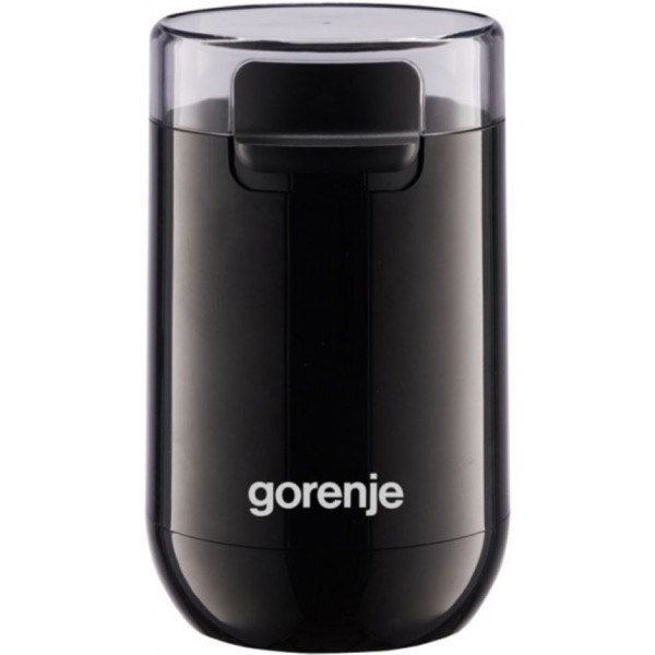 Кавомолка Gorenje роторна 150Вт, об'єм зерен-45г, пластик/метал, чорний